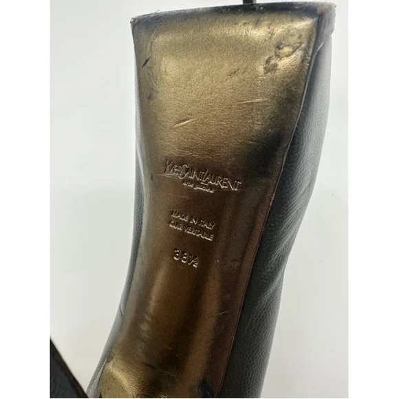 YSL Yves Saint Laurent Tribtoo Platform Pumps Size 38.5 - Picture 6 of 7